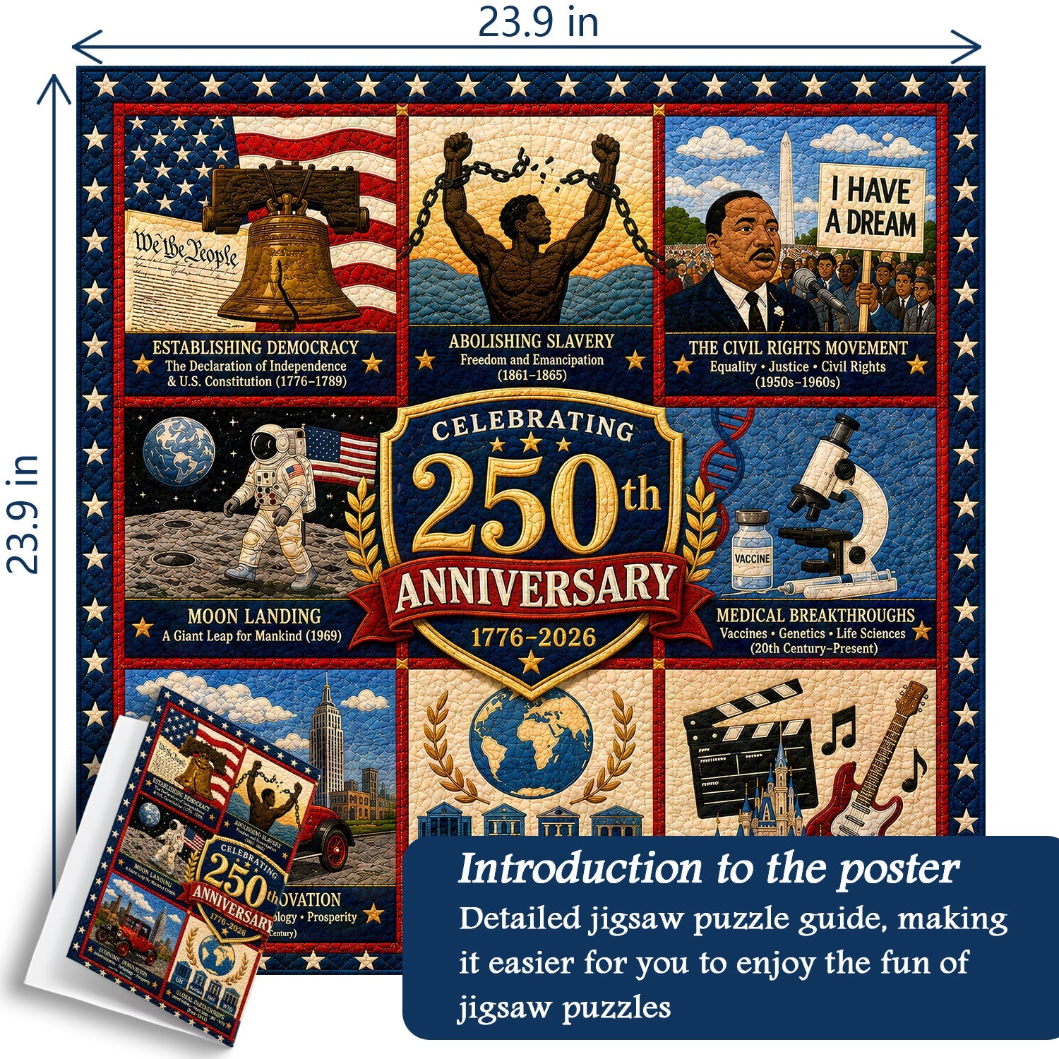 Great Moments of America Jigsaw Puzzle 1000 Pieces