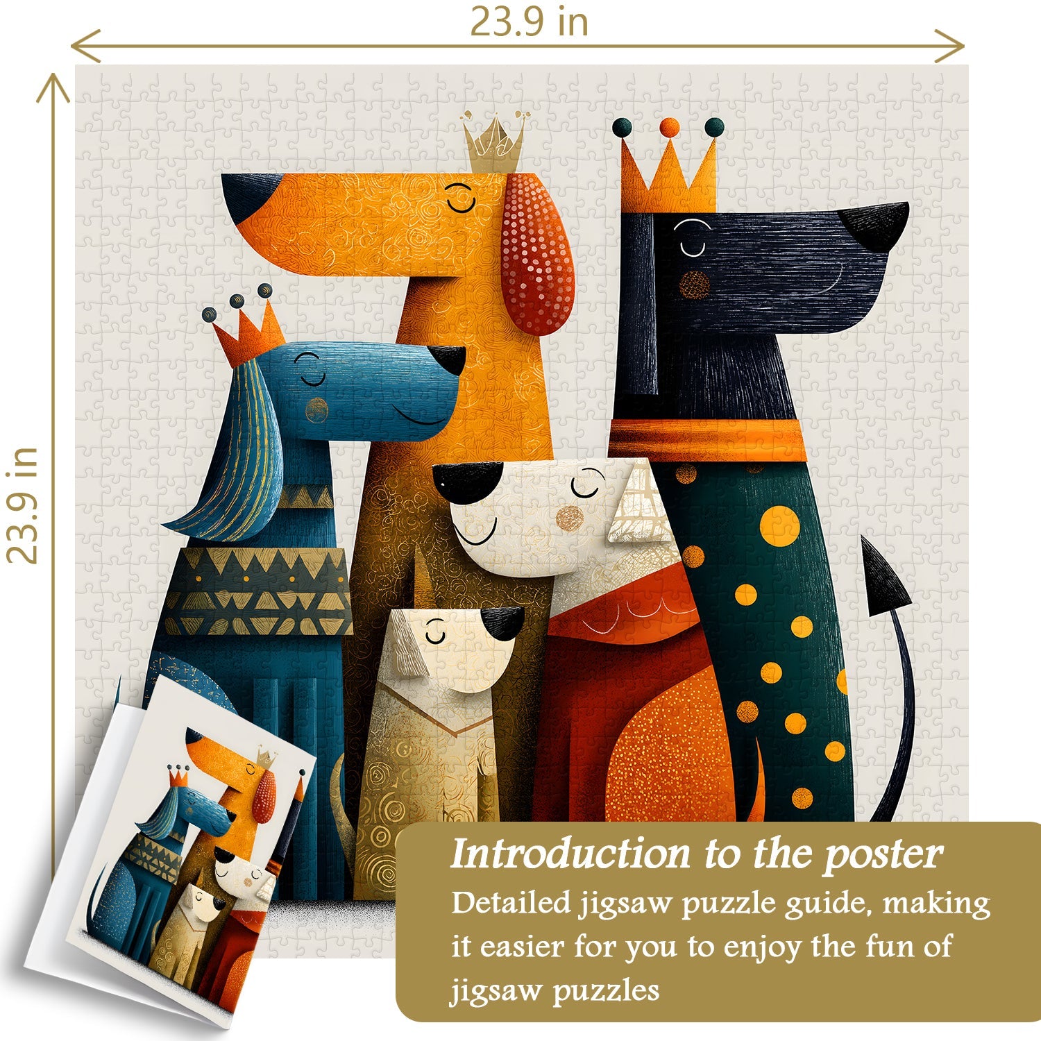 Royal Pups Jigsaw Puzzle 1000 Pieces