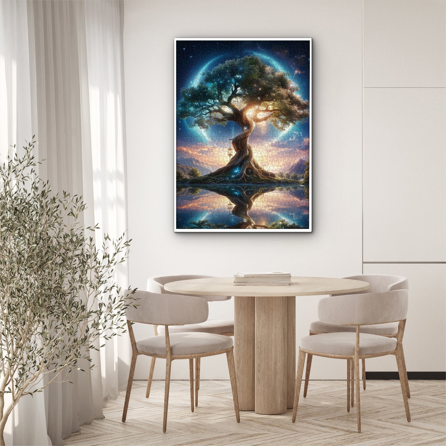 Puzzle en bois "Arbre serein" 1000 pièces