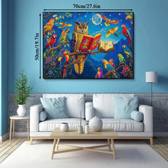 Night Owl & Parrot Storytime Jigsaw Puzzle 1000 Pieces