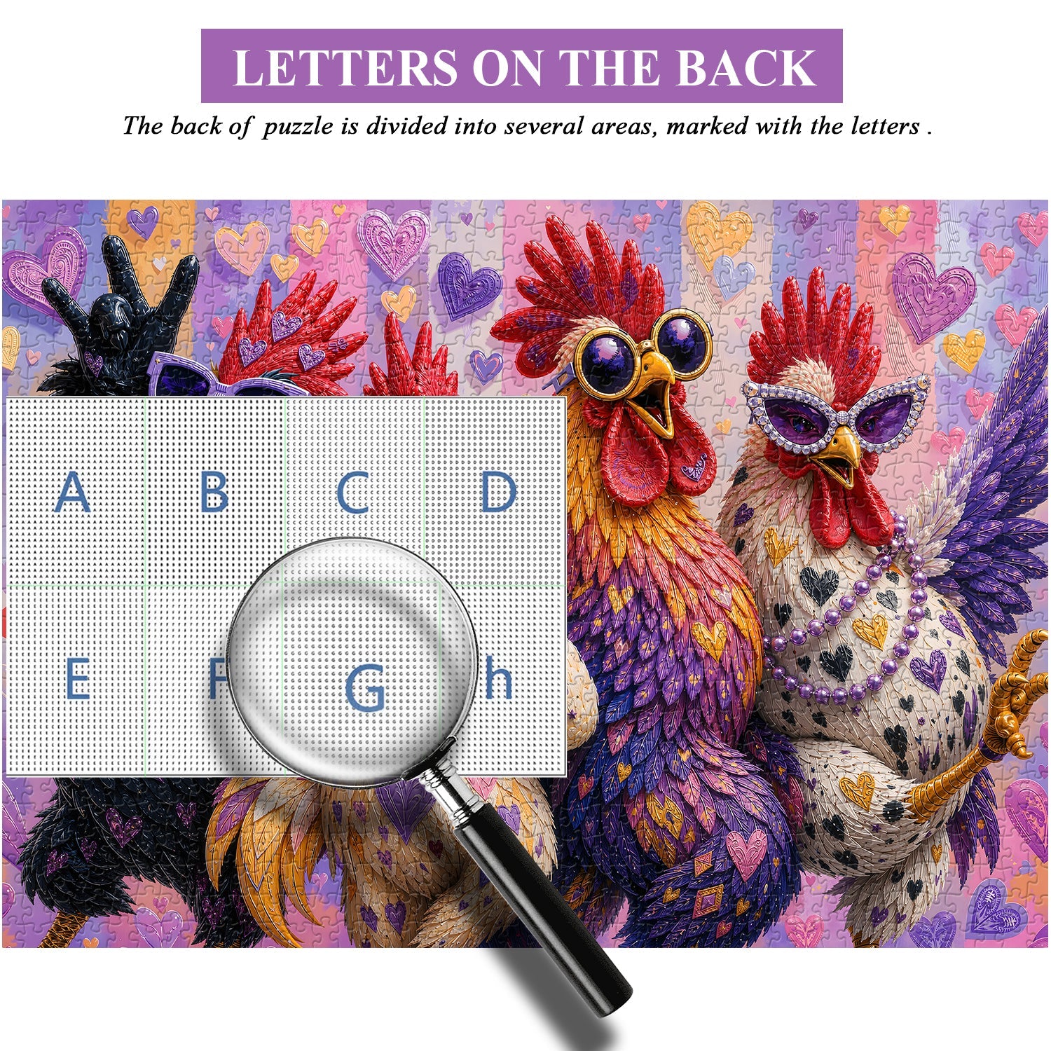 Cool Rooster Crew Jigsaw Puzzle 1000 Piece