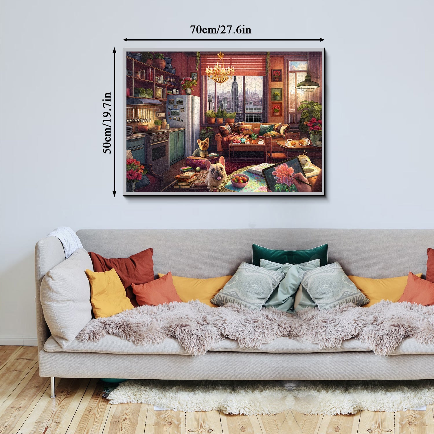 Urban Warm Home Jigsaw Puzzle 1000 Pieces