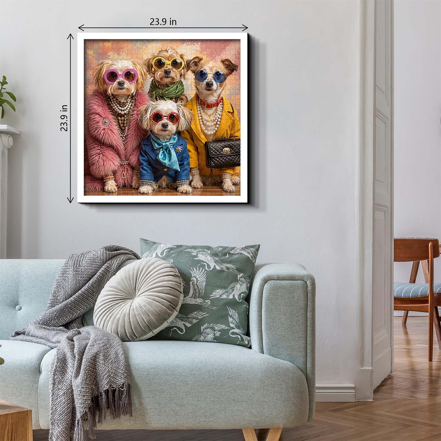 Pup Fashionistas Jigsaw Puzzle 1000 Piece