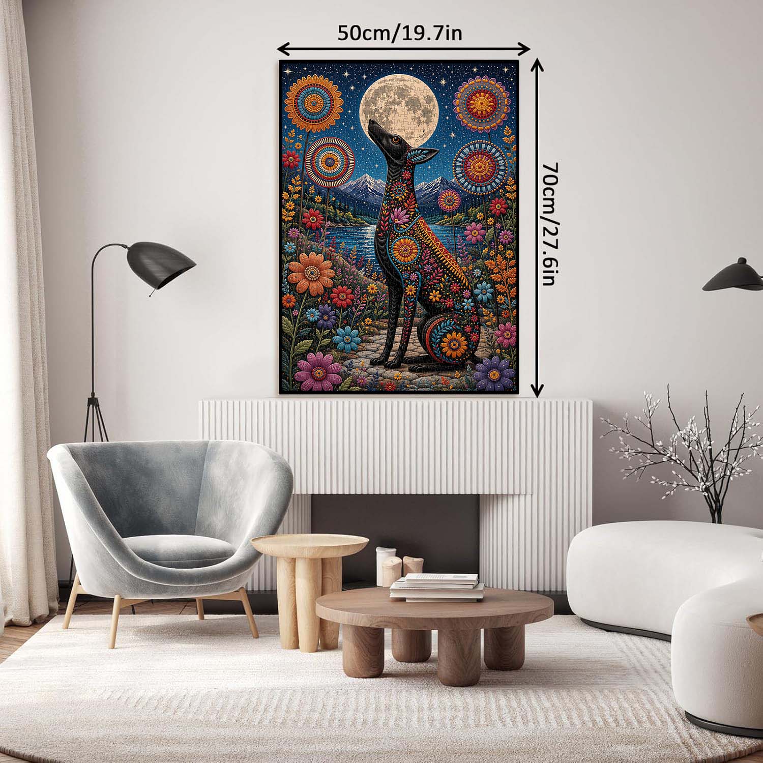 Moon Hound Jigsaw Puzzle 1000 Piece