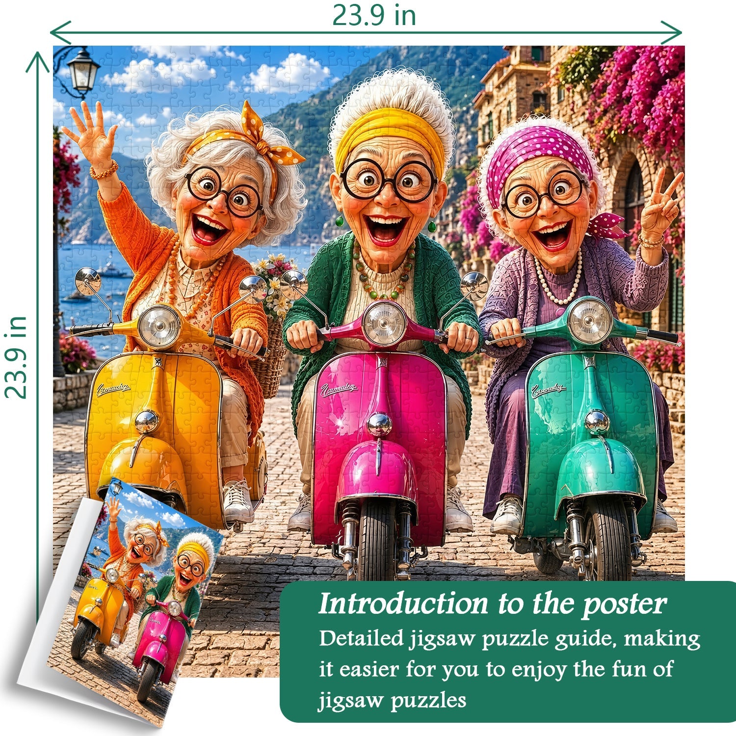 Puzzle 1000 pièces Scooter Squad