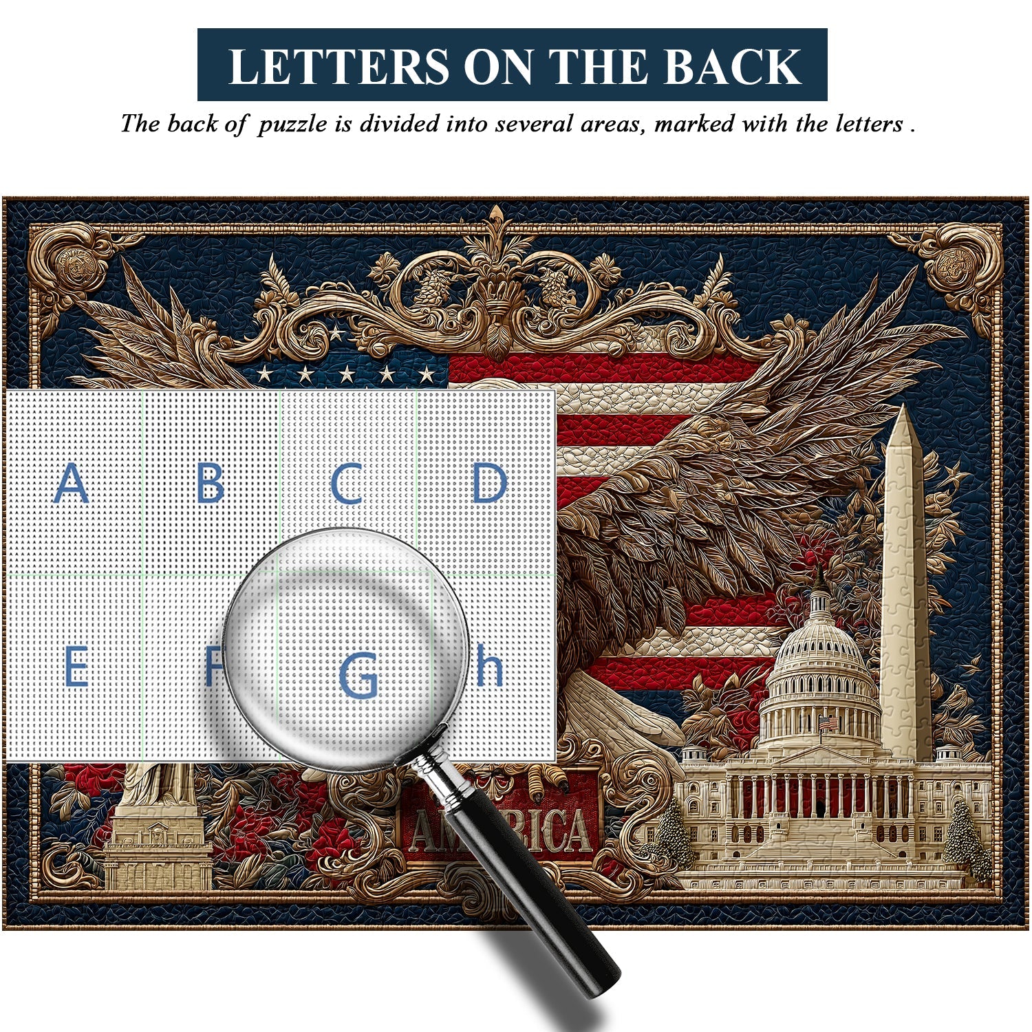 American Eagle Glory Jigsaw Puzzle 1000 Pieces