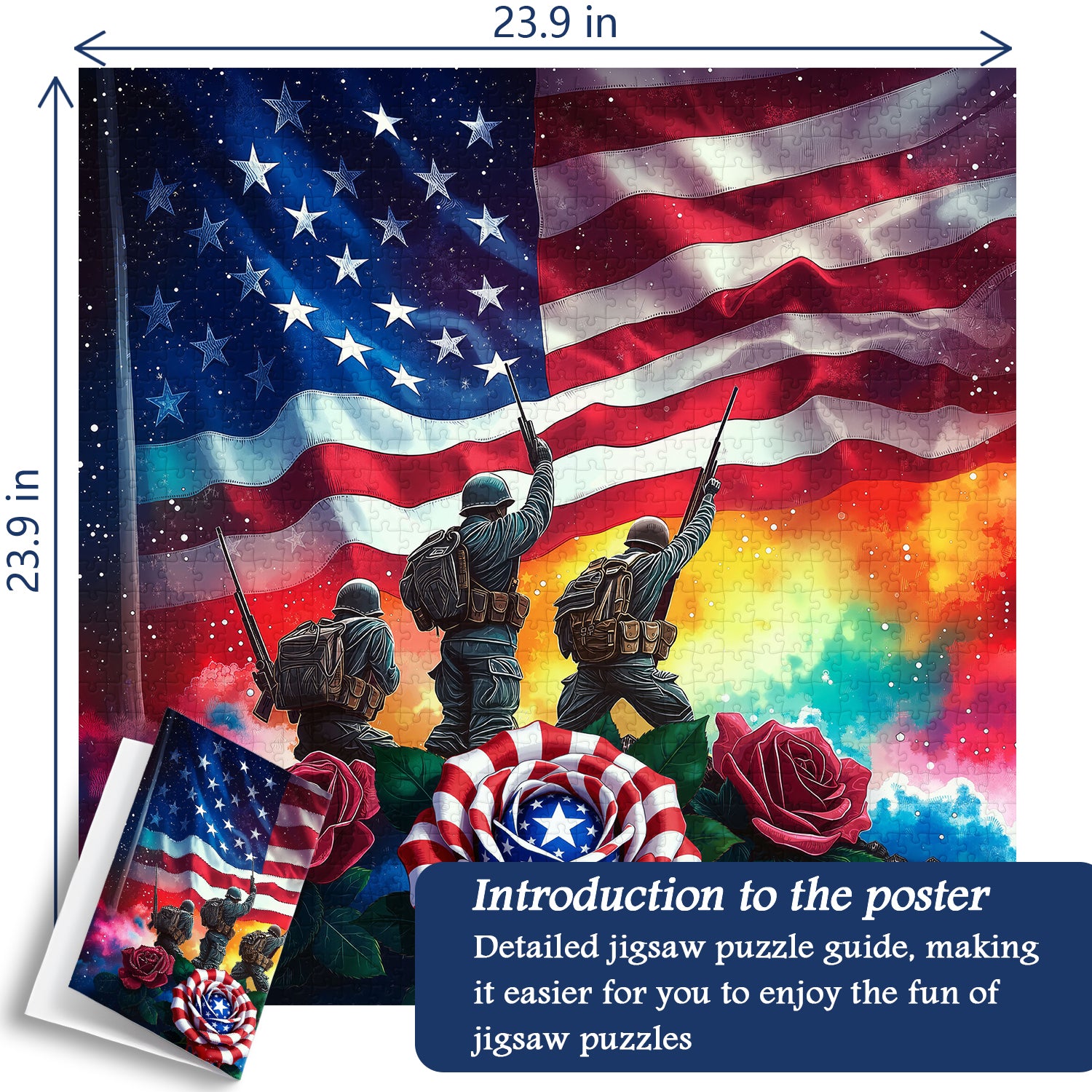 Eternal March of the Brave Jigsaw Puzzle 1000 Pieces