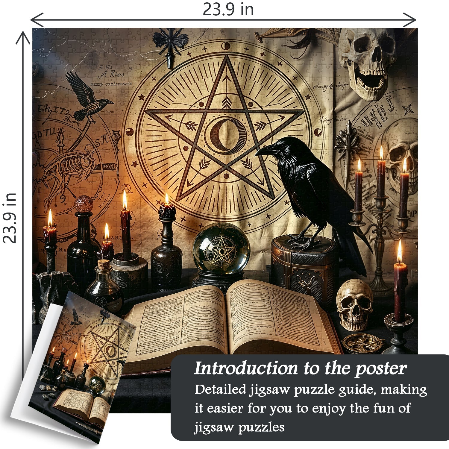Raven Arcana Jigsaw Puzzle 1000 Piece