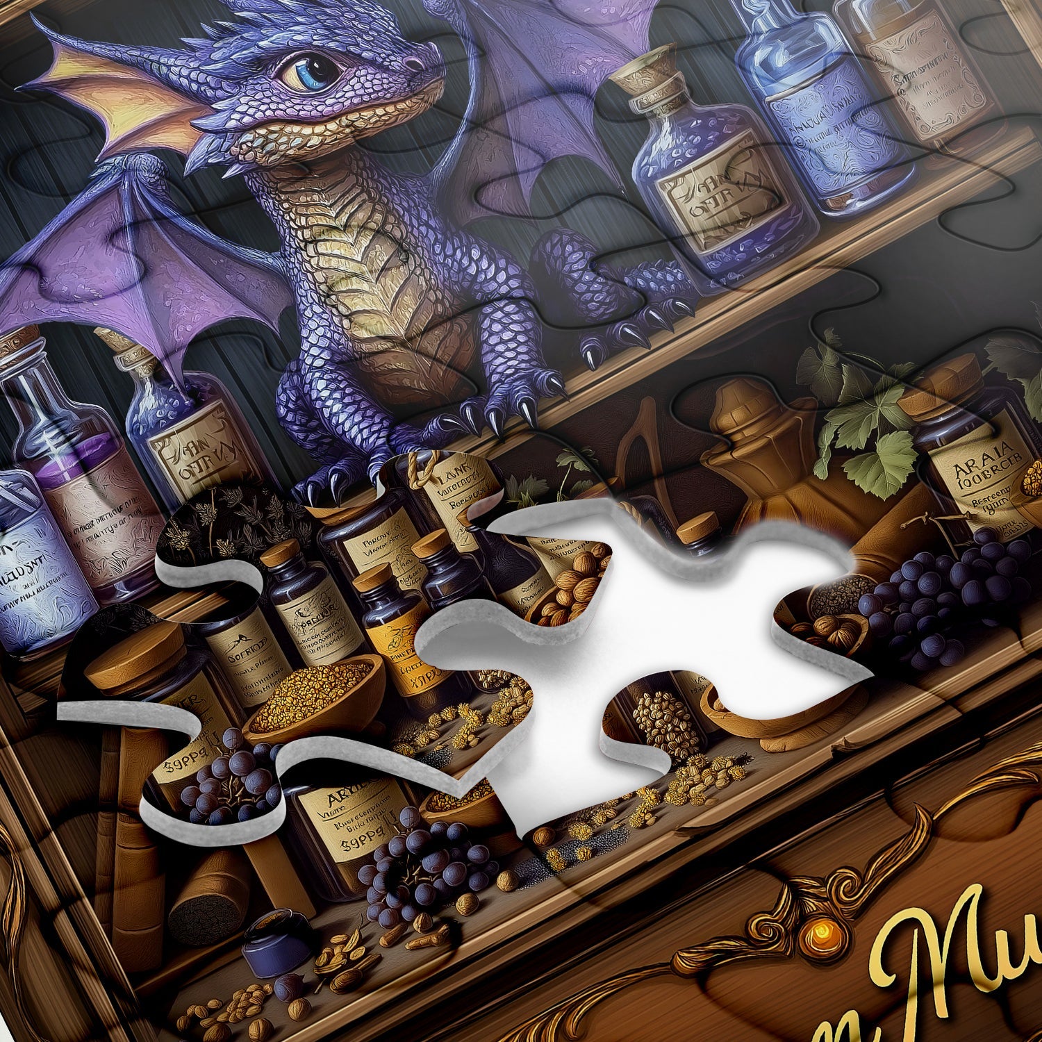 Dragon’s Shelf Jigsaw Puzzle 1000 Pieces