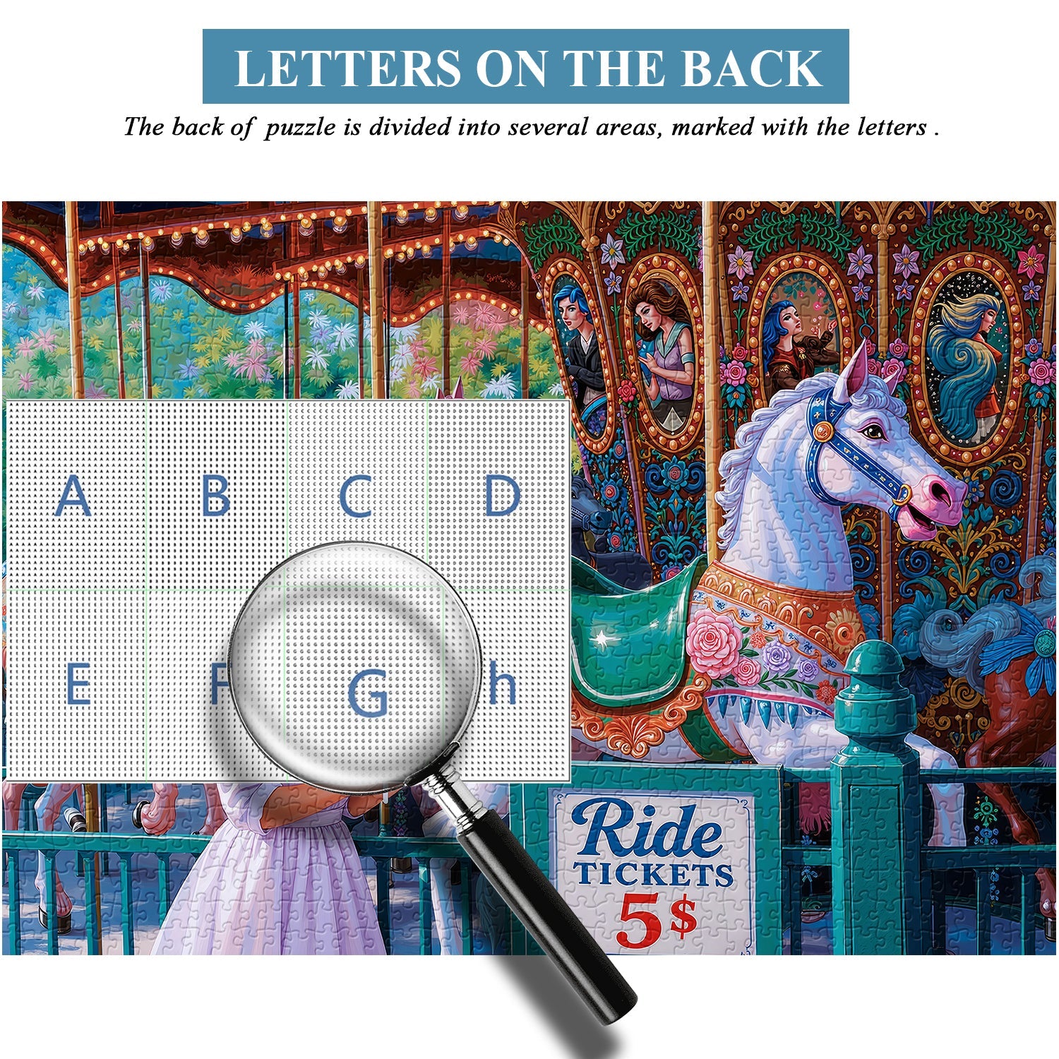 Candyfloss and Carousel Jigsaw Puzzle 1000 Pieces