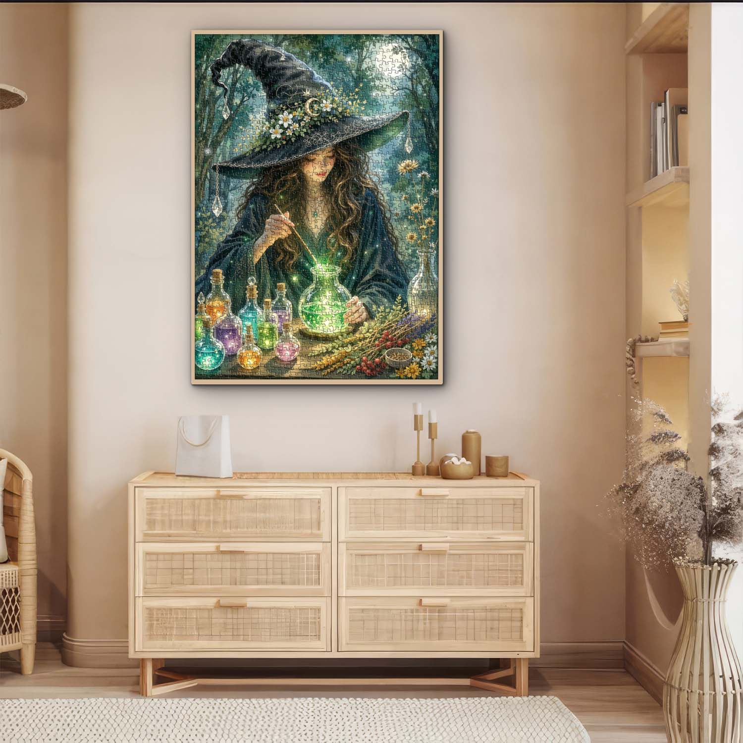 Spirit Moon Witch Jigsaw Puzzle 1000 Piece