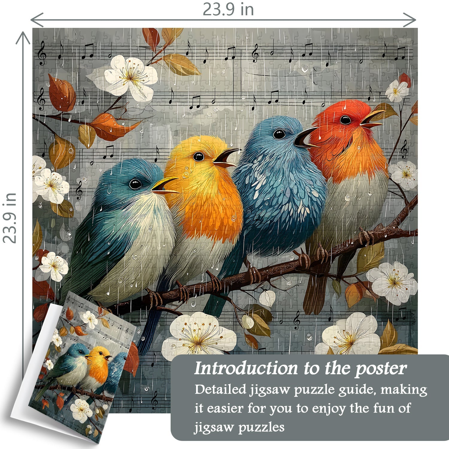 Birds' Rain Sonata Puzzle en 1000 pièces
