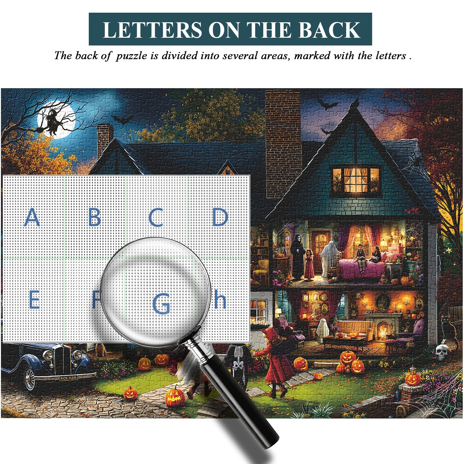 Puzzle de 1000 pièces Maison d’Halloween