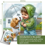 Good Friends in the Rain Jigsaw Puzzles 1000 Piece