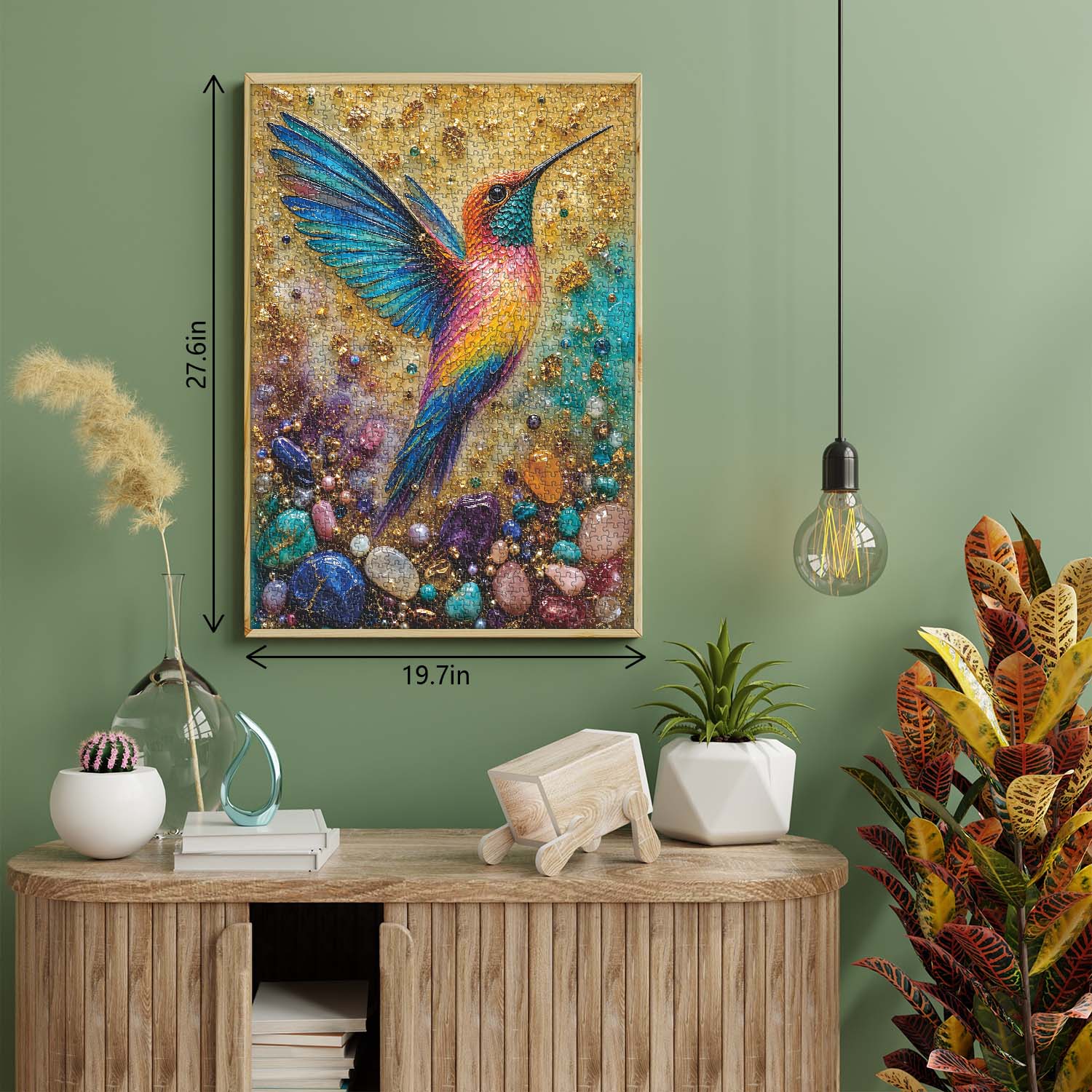 Gem Hummingbird Jigsaw Puzzle 1000 Piece