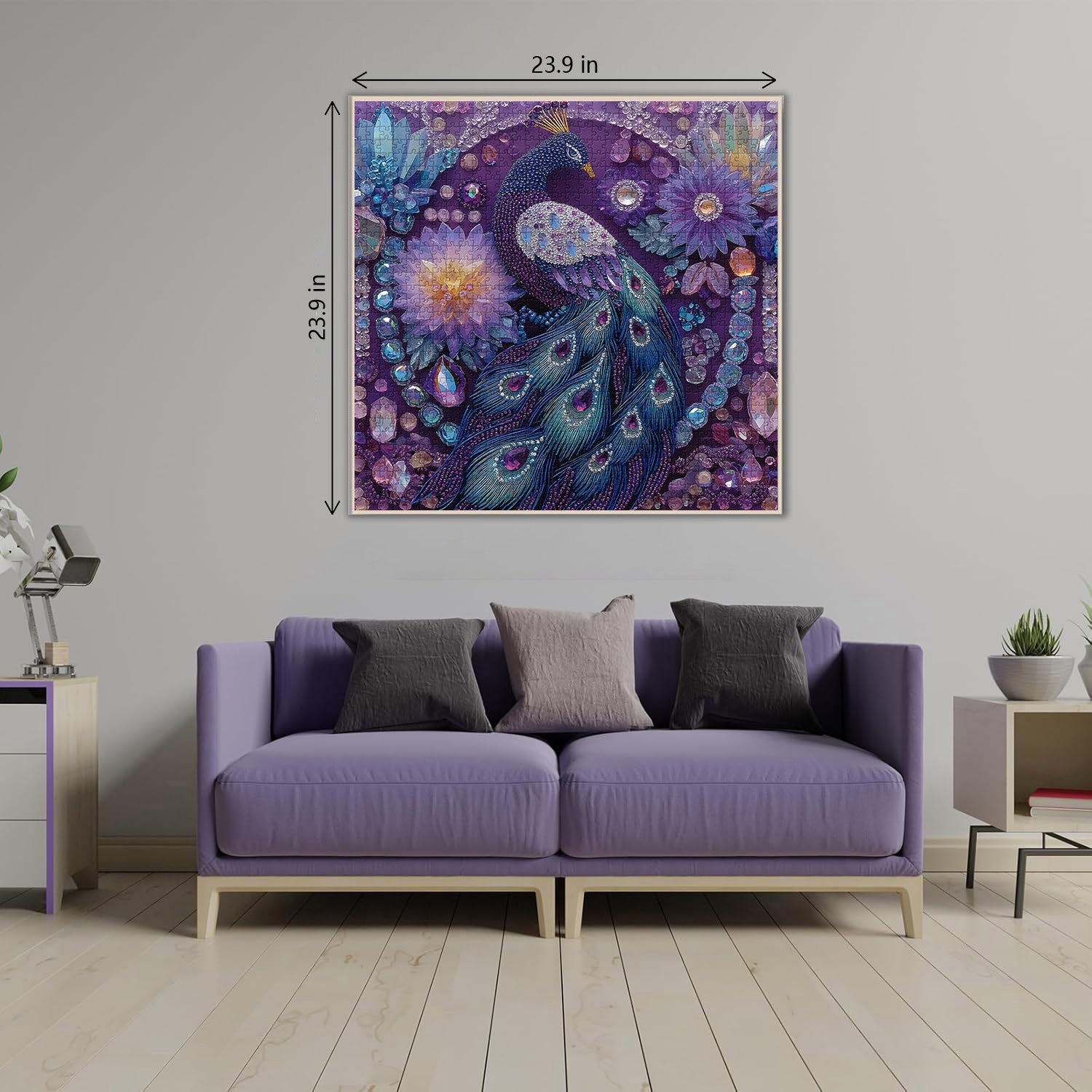 Diamond Peacock Jigsaw Puzzle 1000 Pieces