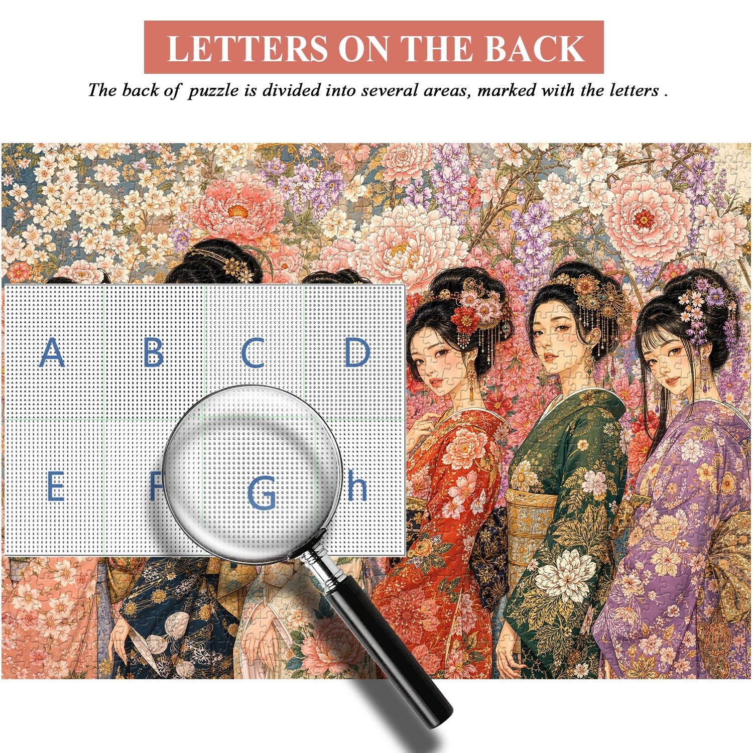 Kimono Maidens Jigsaw Puzzle 1000 Piece