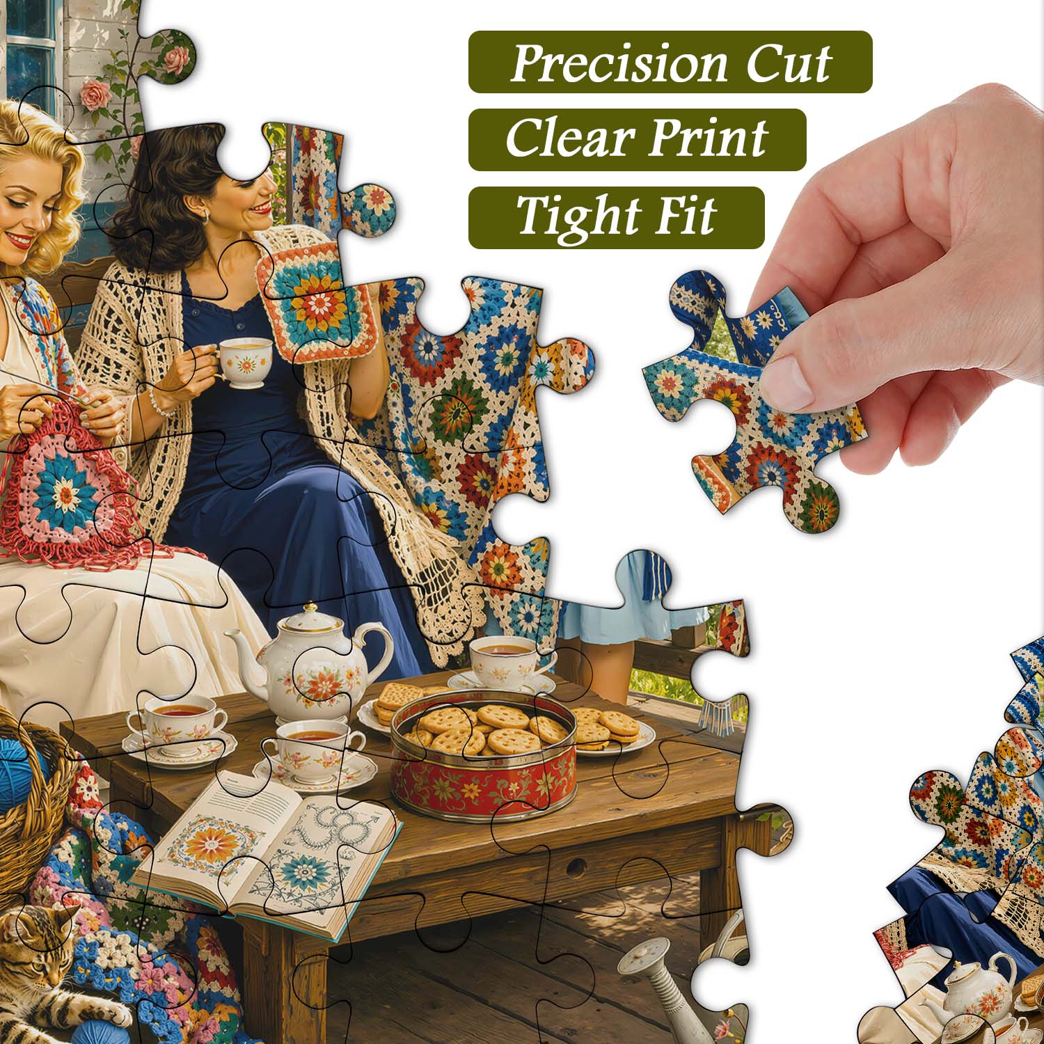 Old Time Weaving Society Jigsaw Puzzle 1000 Pieces