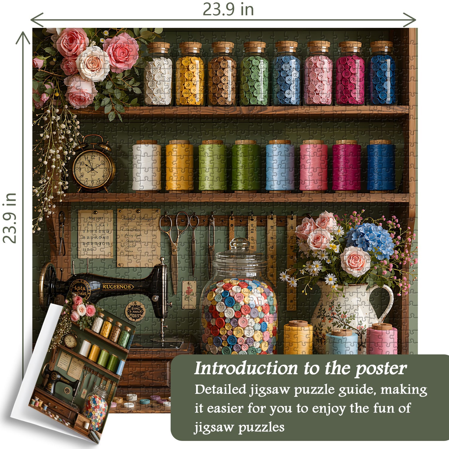 Artisan Buttons Jigsaw Puzzle 1000 Piece