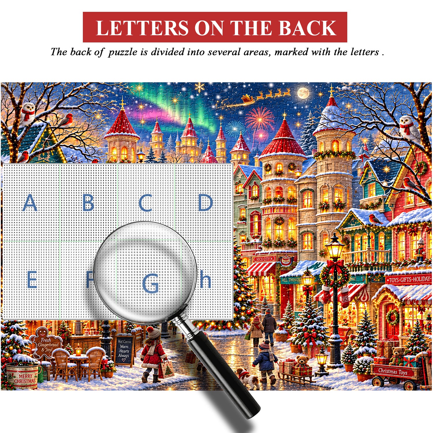 Aurora Holiday Village Jigsaw Puzzle 1000 Pieces