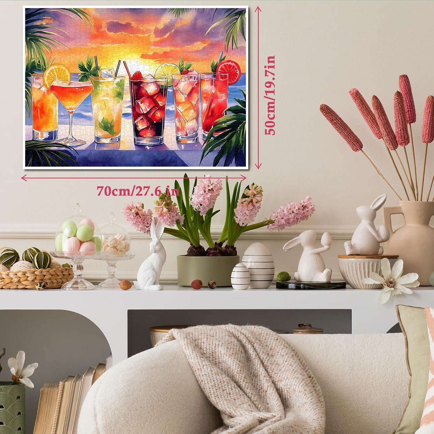 Sunset Ice Drinks Jigsaw Puzzle 1000 Pieces