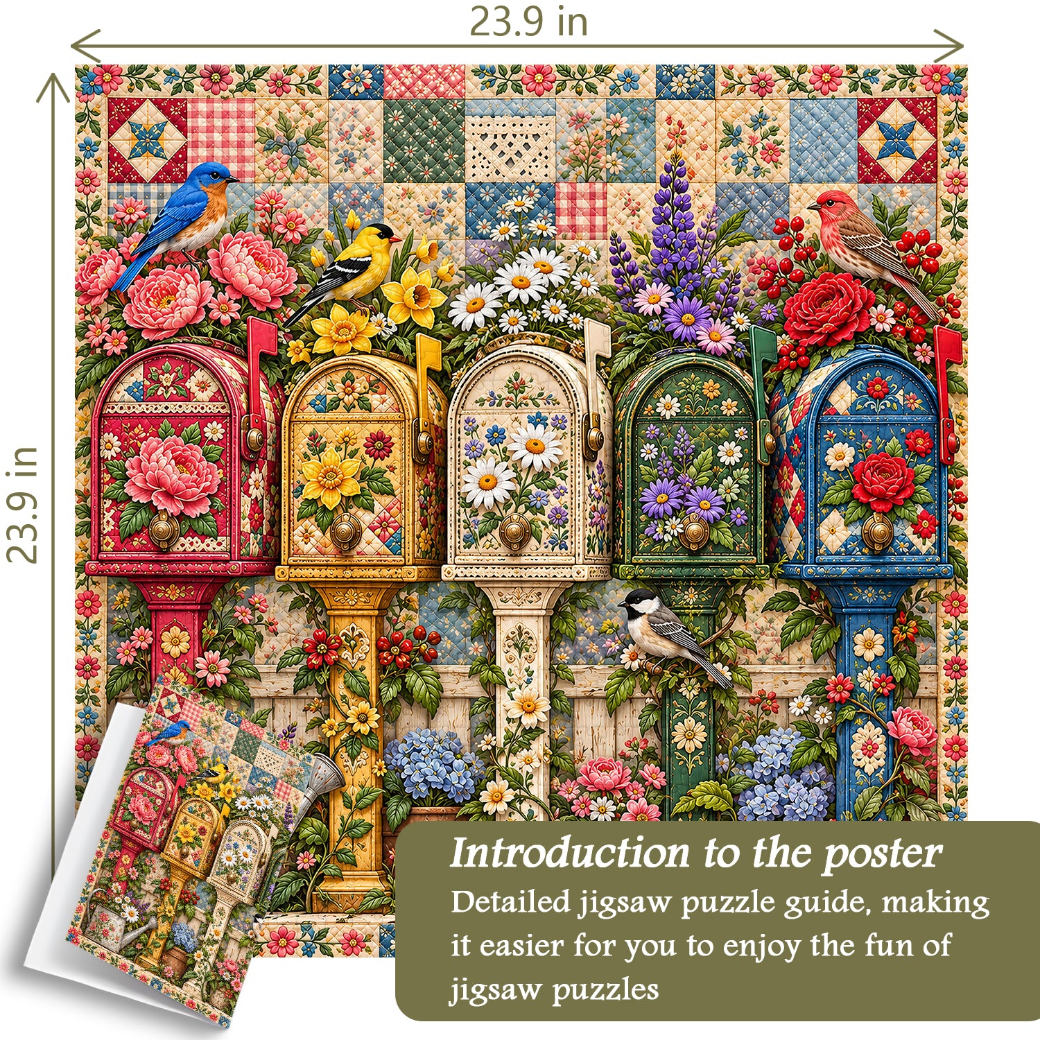 Letters from the Flower Garden Jigsaw Puzzle 1000 Piece