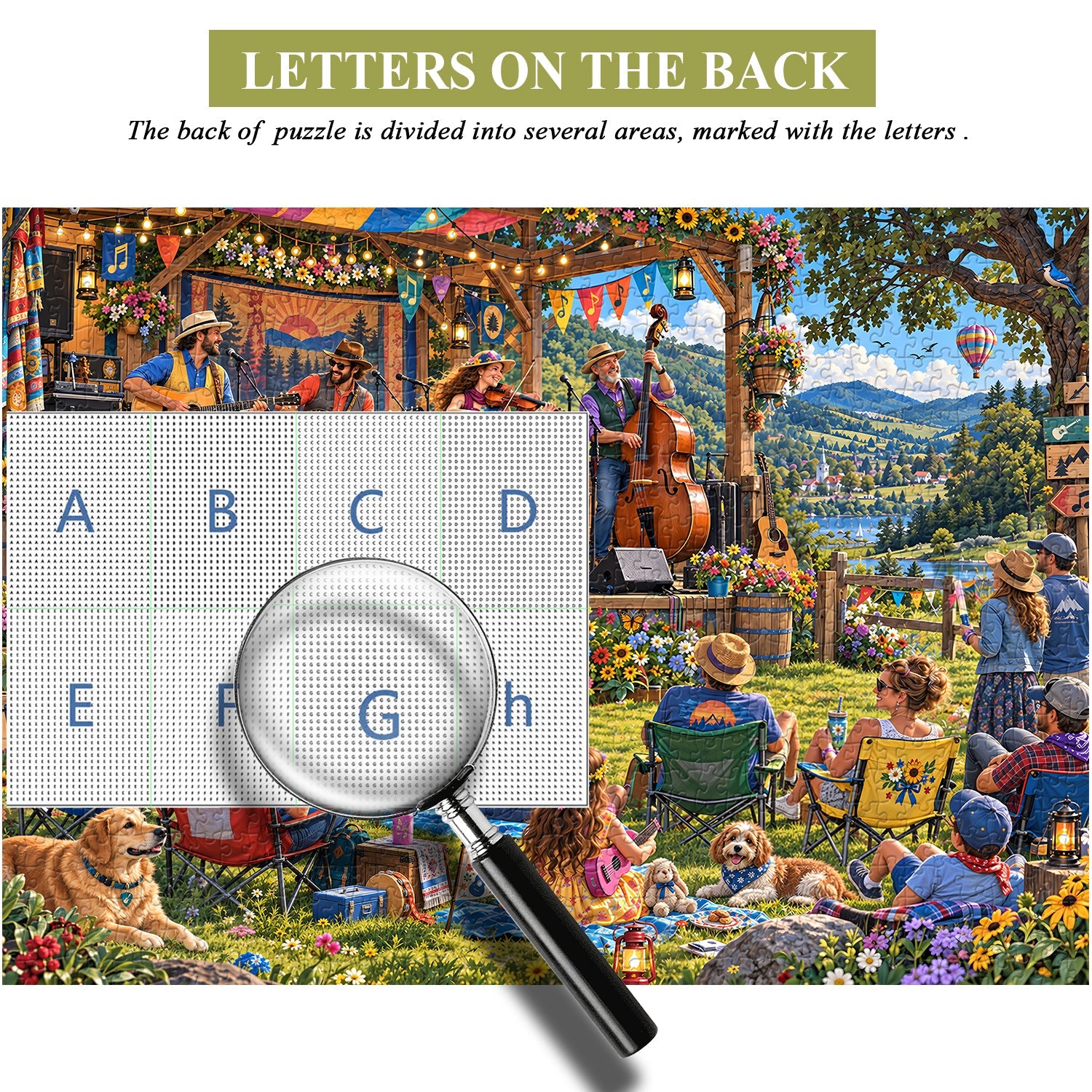 Mountain Folk Fest Jigsaw Puzzle 1000 Piece