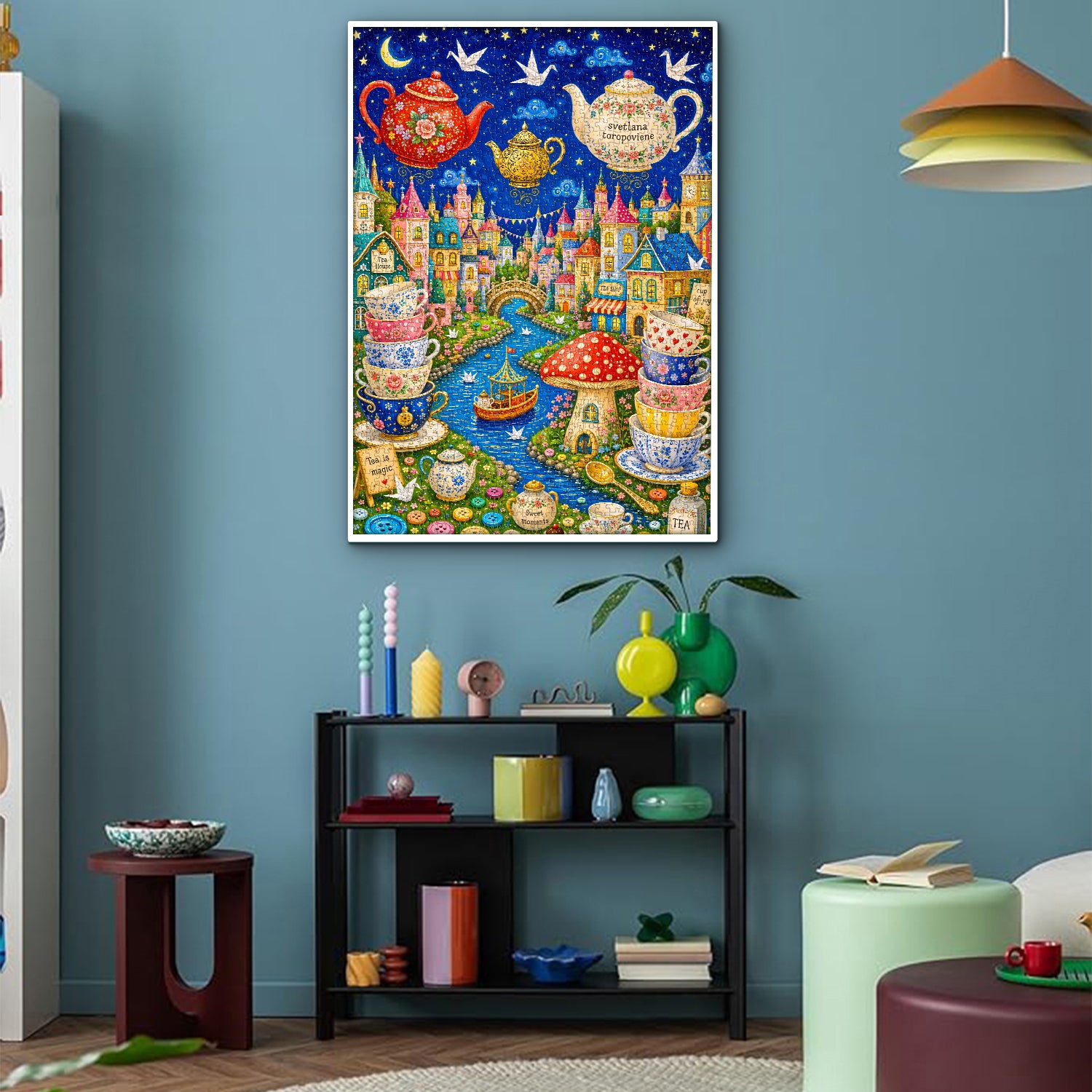 Sweet Dreams Tea Town Jigsaw Puzzle 1000 Piece