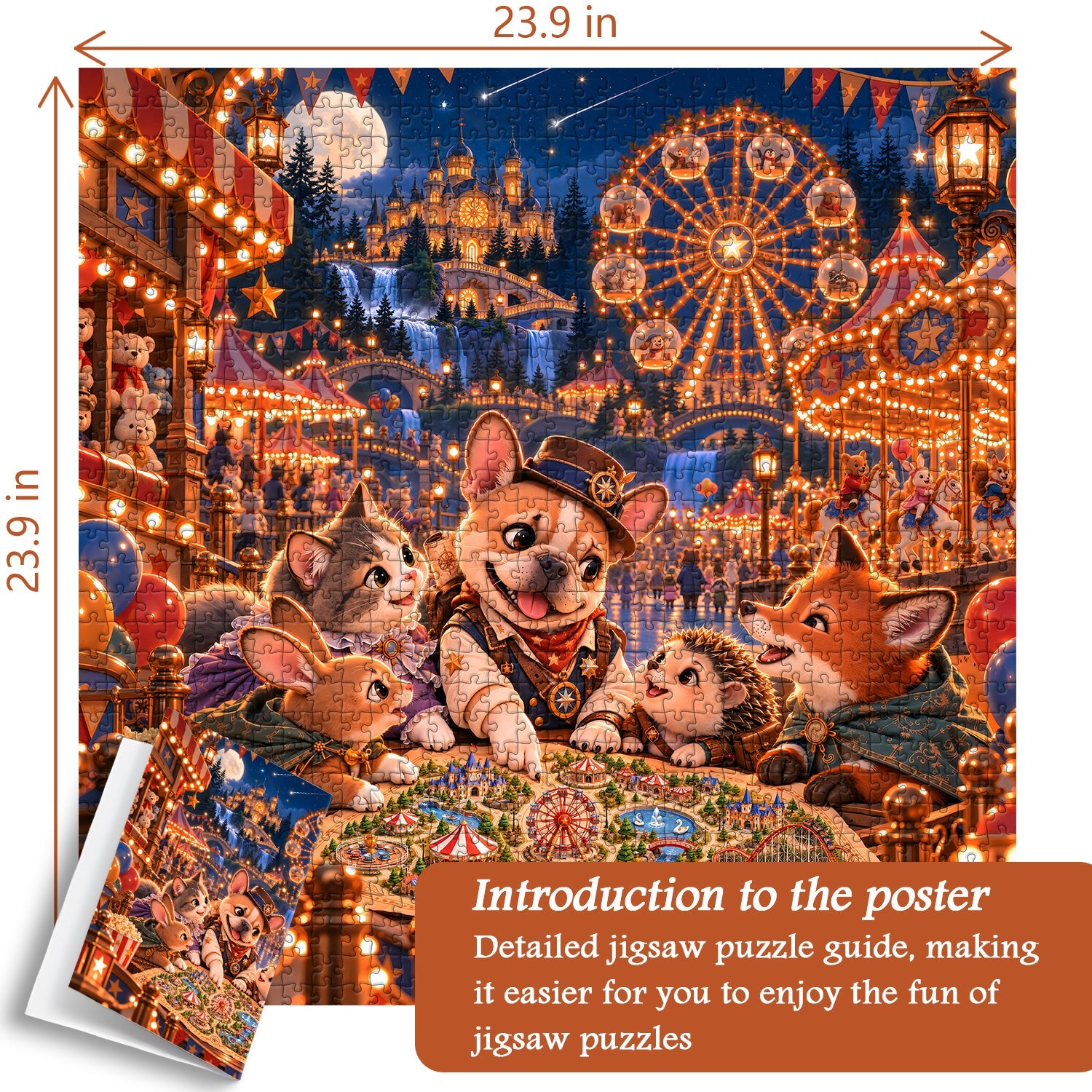 Animal Carnival Jigsaw Puzzle 1000 Pieces