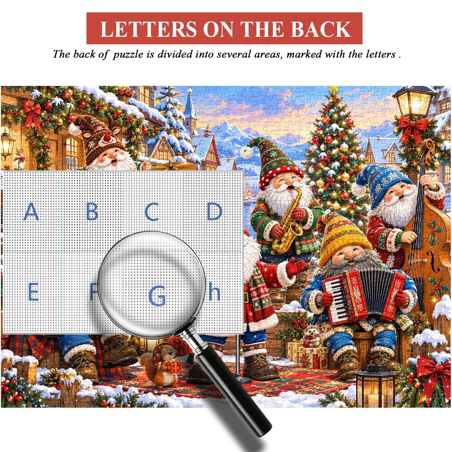 Christmas Gnome Band Jigsaw Puzzle 1000 Piece