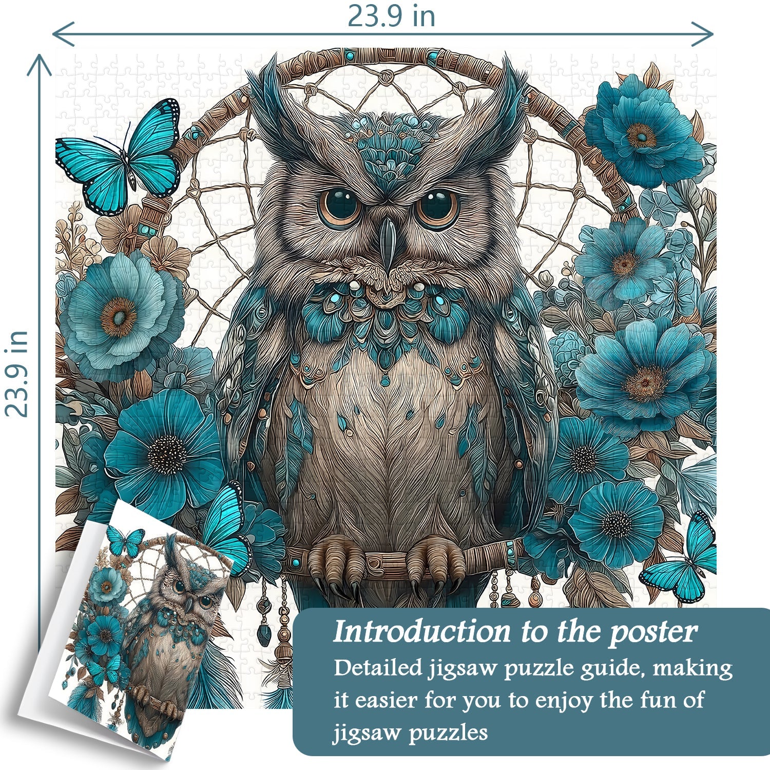 Owl Dreamcatcher Jigsaw Puzzle 1000 Pieces