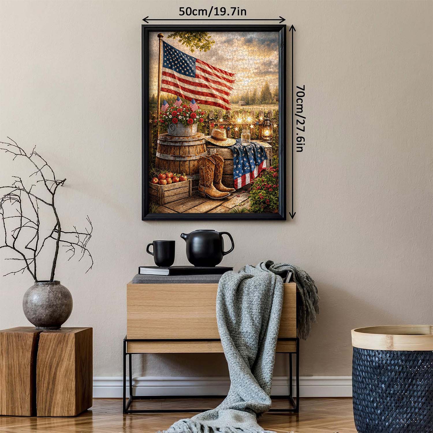 Americana Sunset Jigsaw Puzzle 1000 Piece