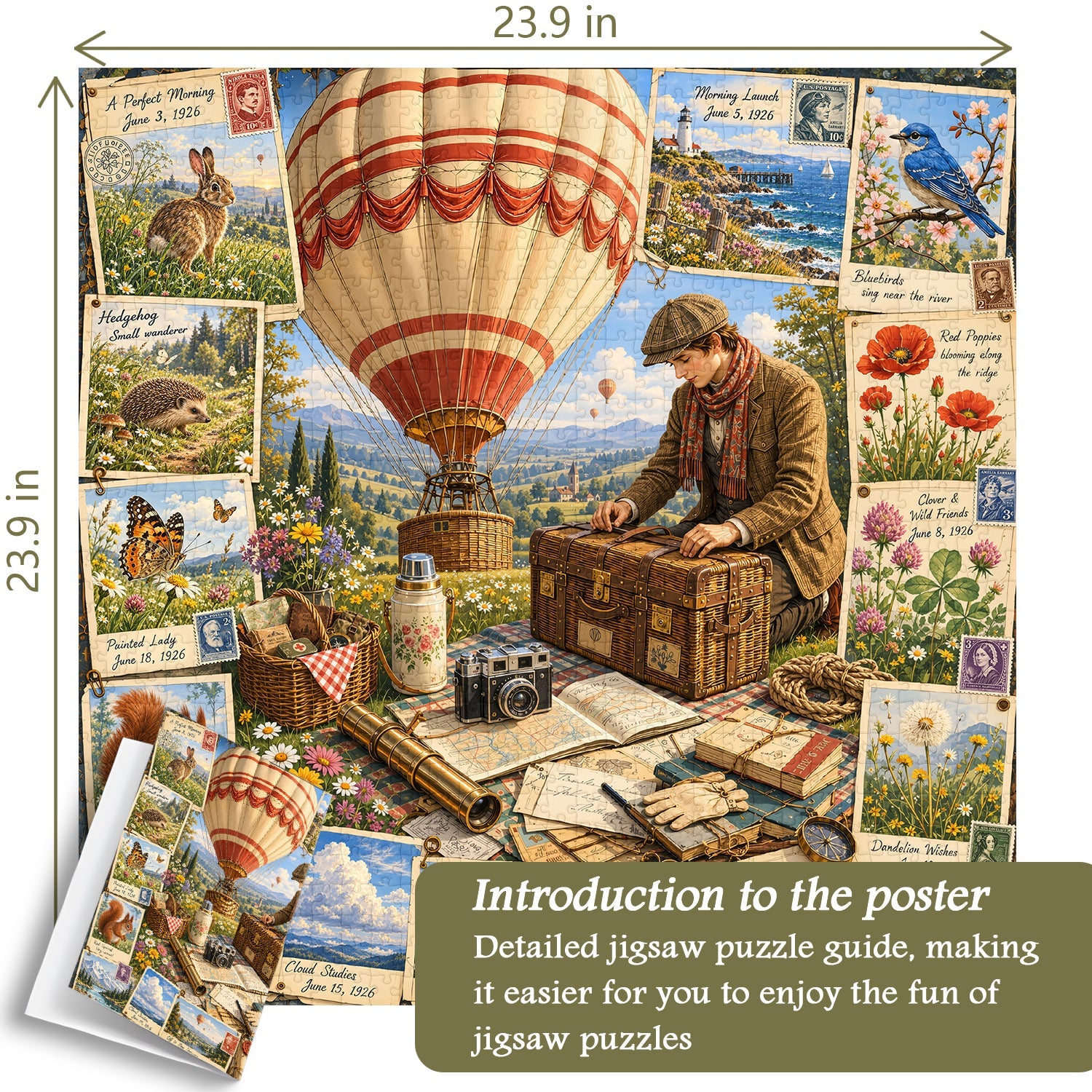 Explorer's Journal Jigsaw Puzzle 1000 Piece