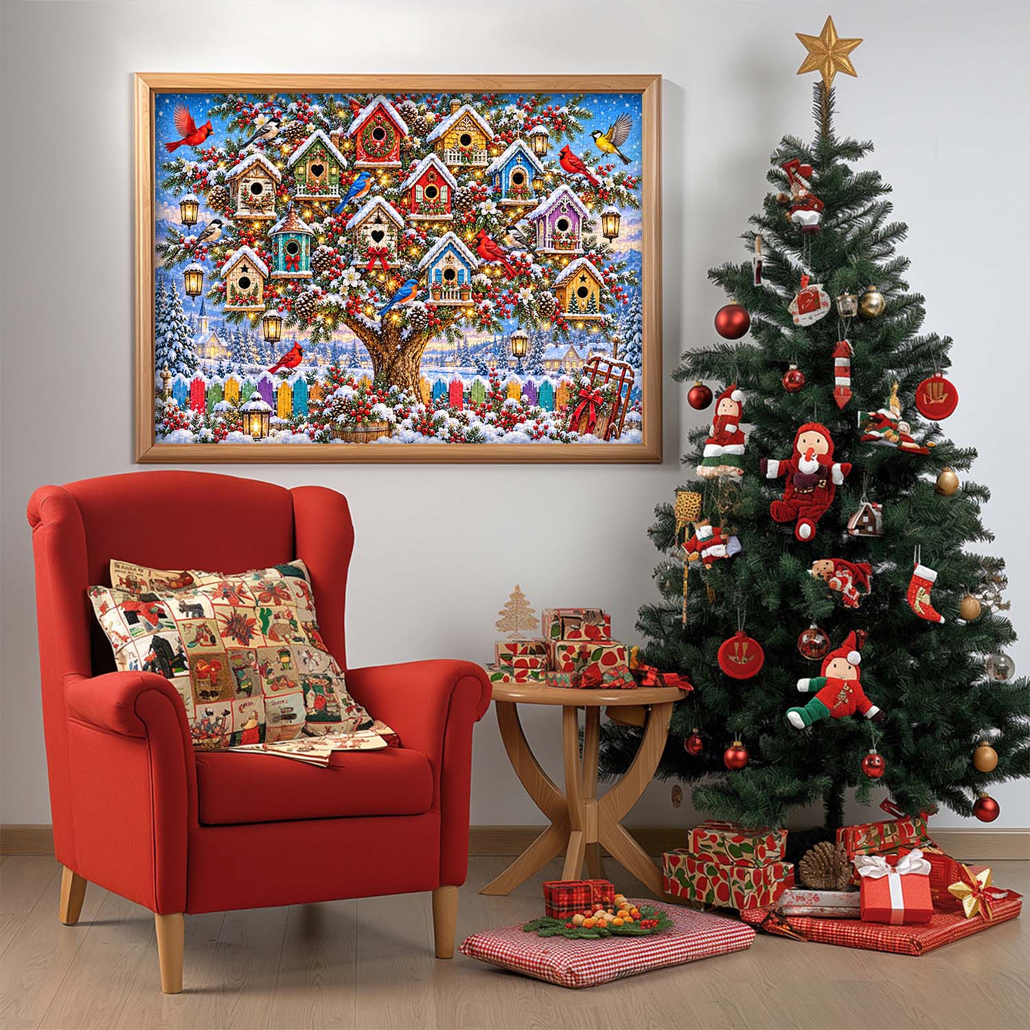 Winter Wings Wonderland Jigsaw Puzzle 1000 Piece