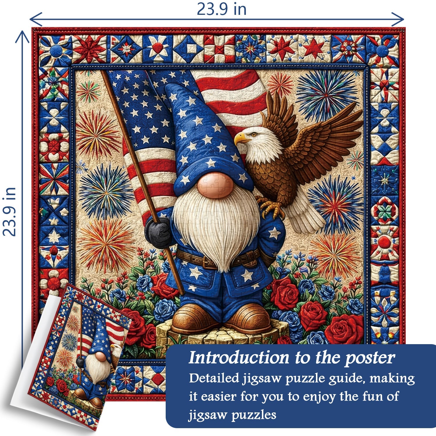 Puzzle 1000 pièces Star Spangled