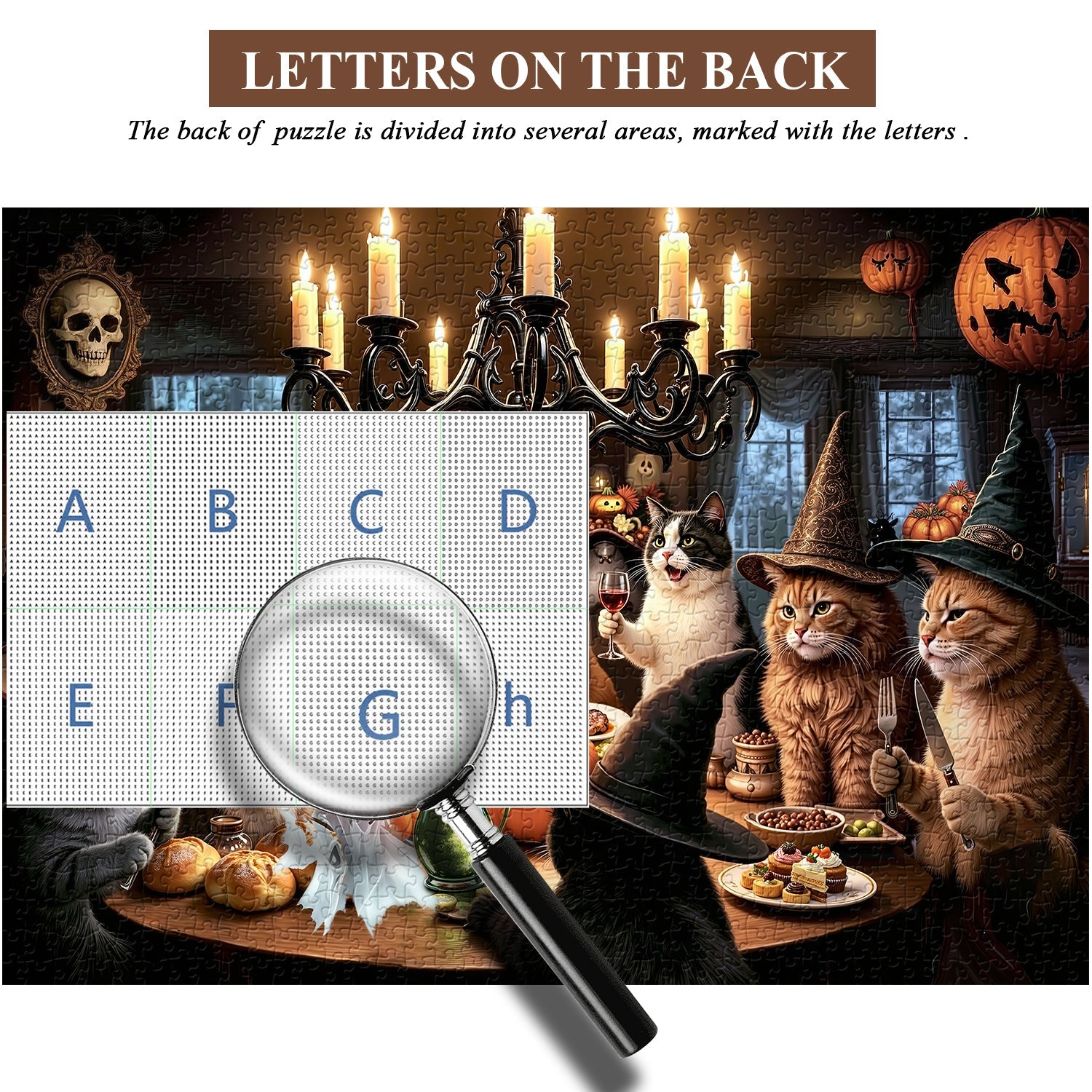 Halloween Feline Supper Jigsaw Puzzle 1000 Piece