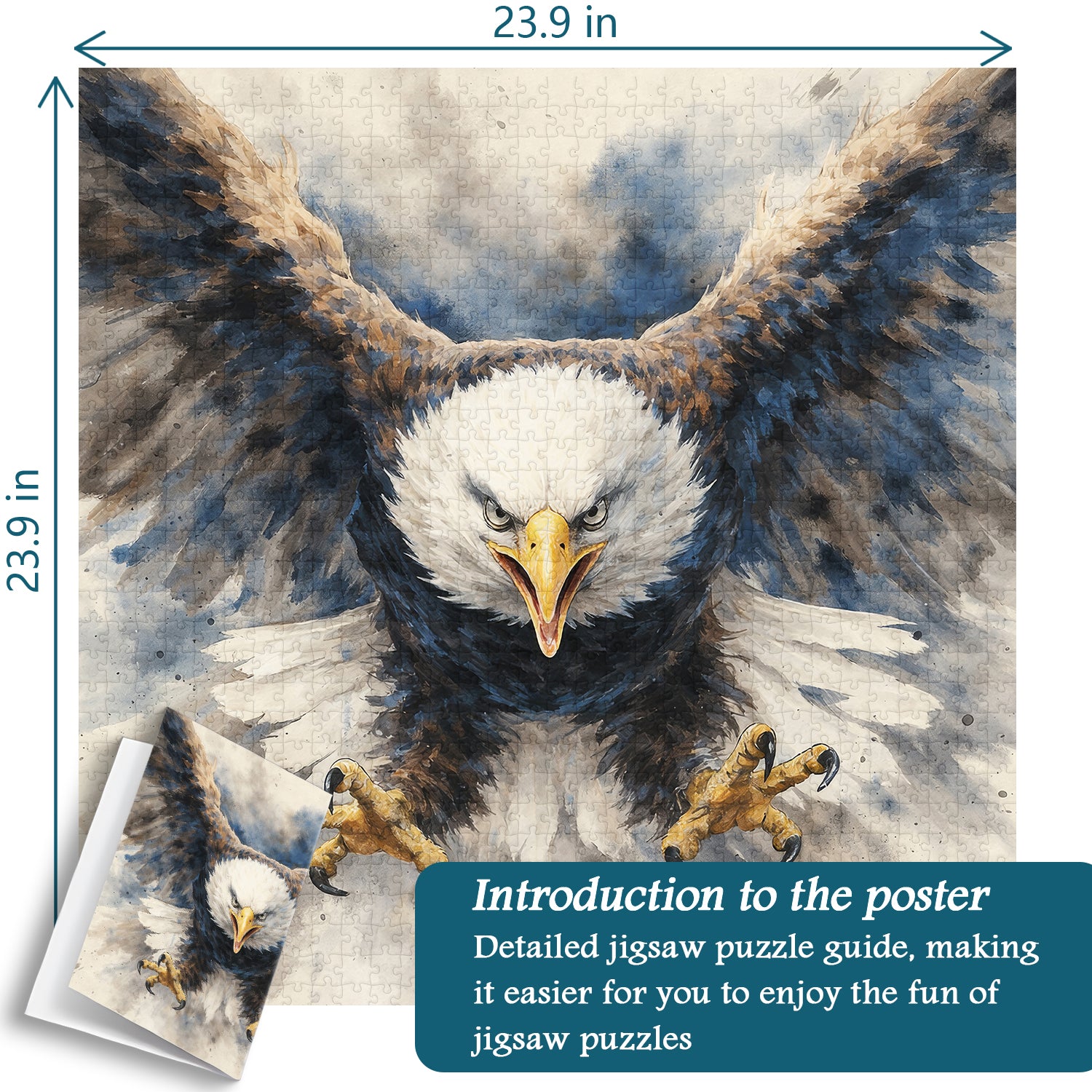 Puzzle 1000 Pièces Ink Eagle