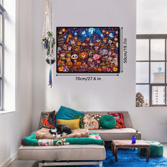 Animal Carnival Night Jigsaw Puzzle 1000 Piece