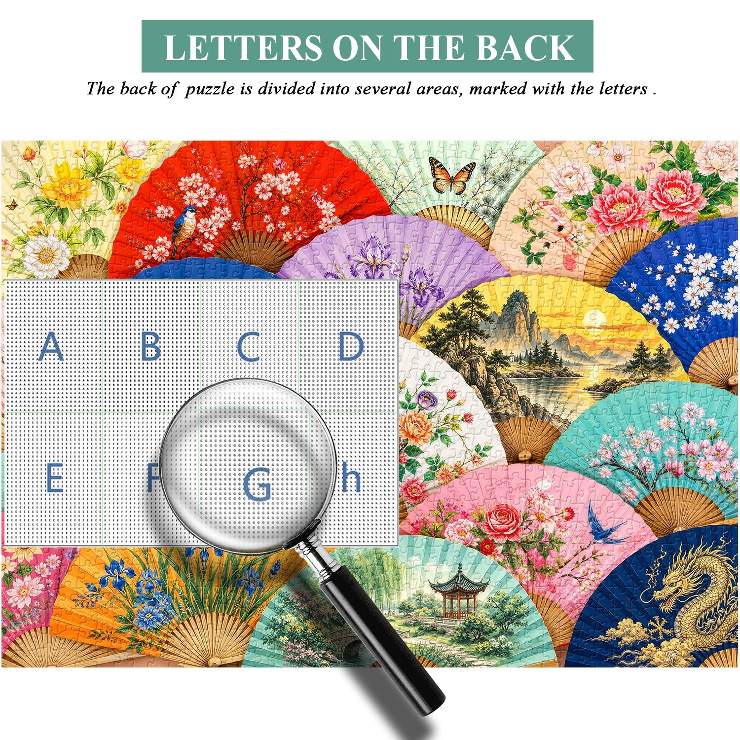 Fan Elegance Jigsaw Puzzle 1000 Piece
