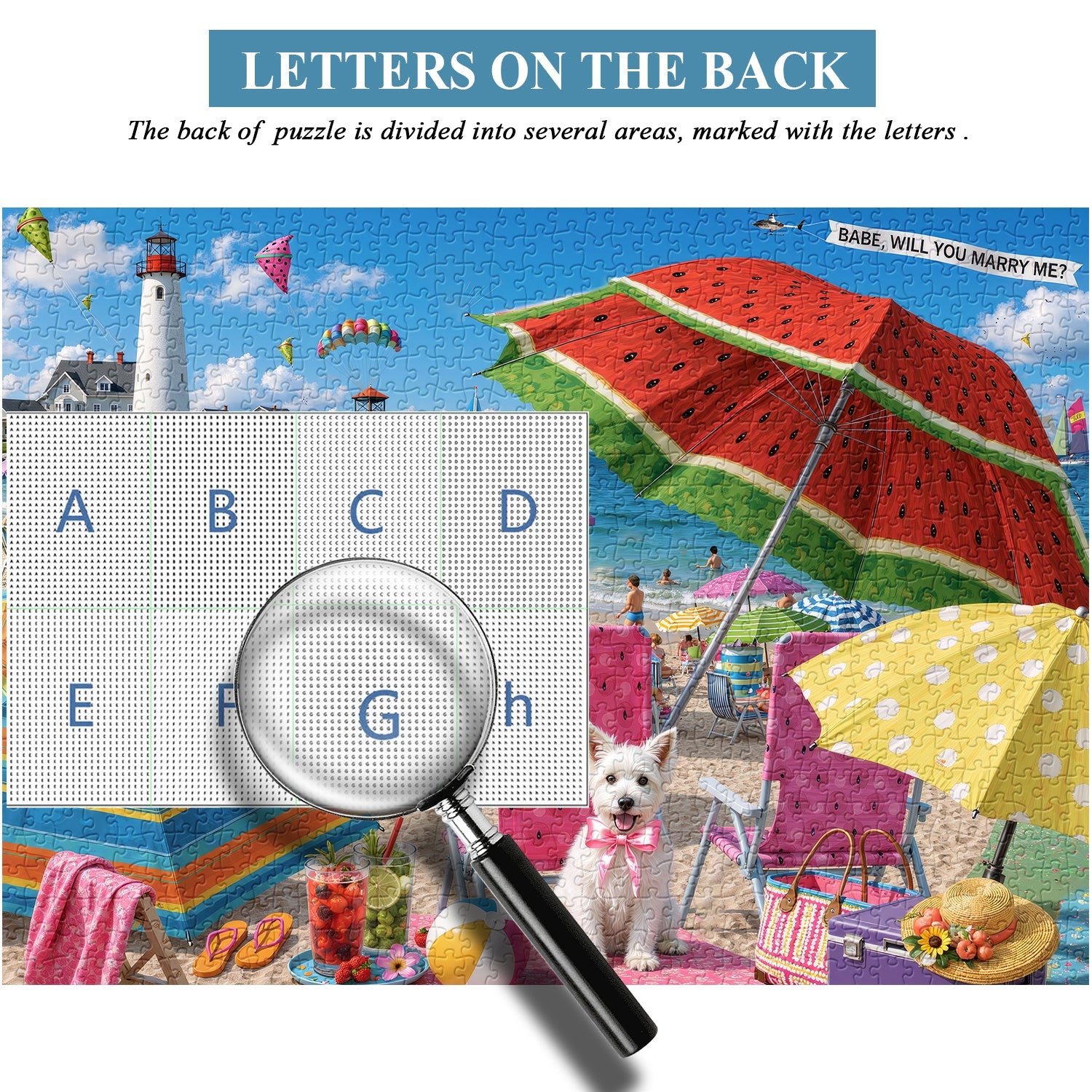 Summer Beach Rush Jigsaw Puzzle 1000 Pieces