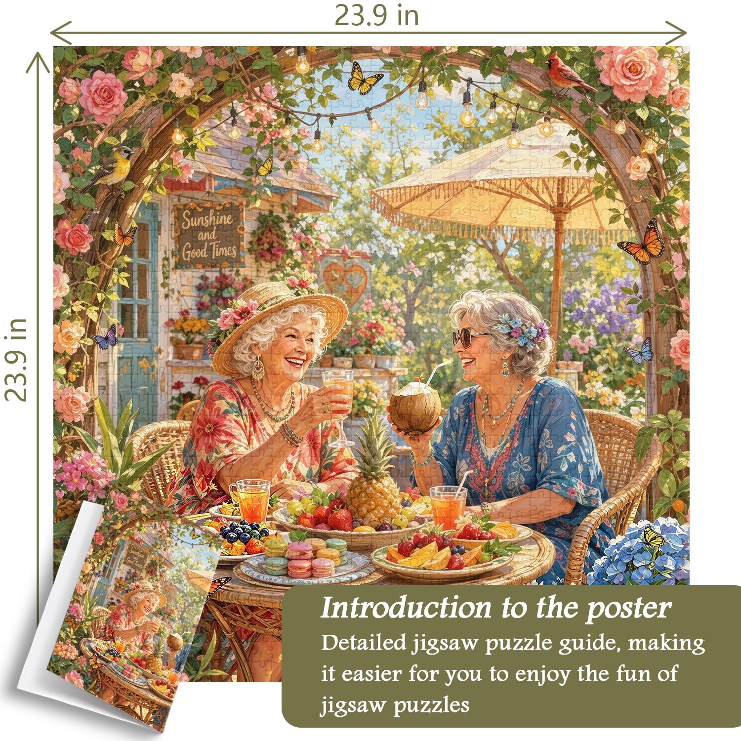 Garden Sisters Jigsaw Puzzle 1000 Piece