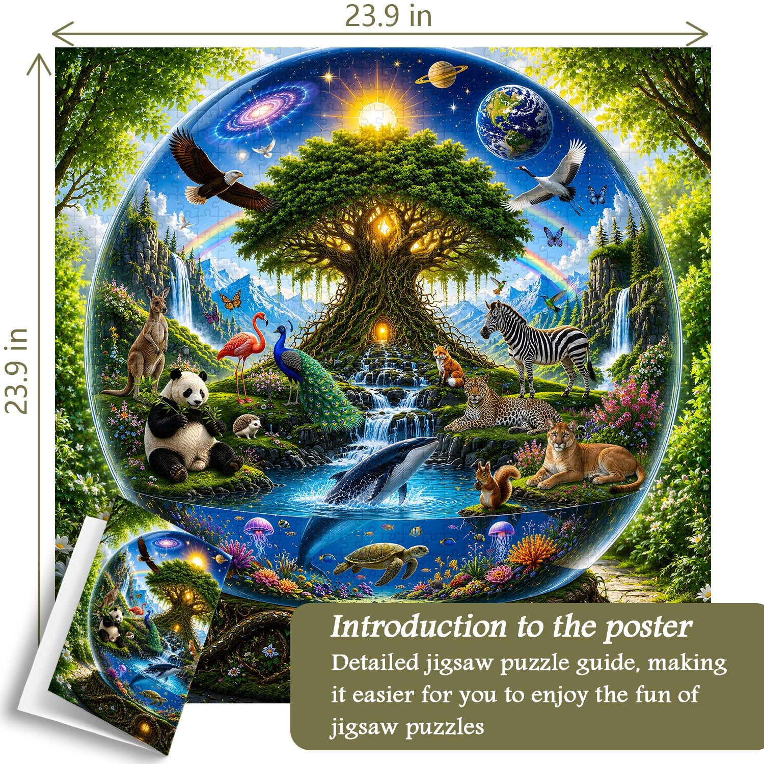 Cosmic Eden Jigsaw Puzzle 1000 Pieces