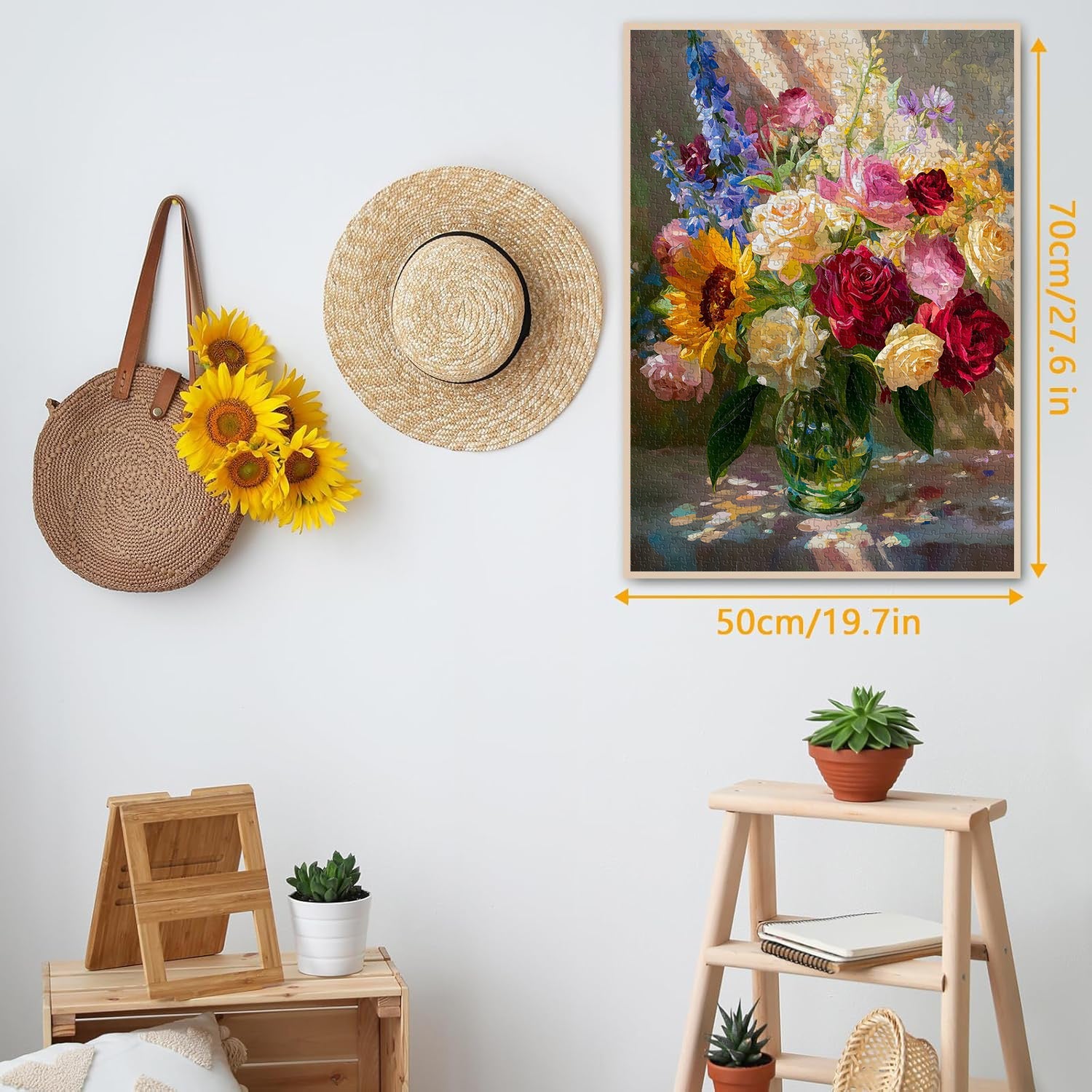 Sunlit Bouquet Jigsaw Puzzle 1000 Pieces