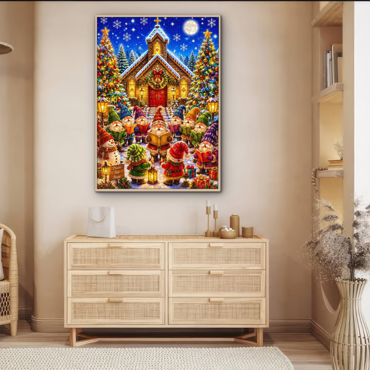 Christmas Gnome Village Jigsaw Puzzle 1000 Pieces