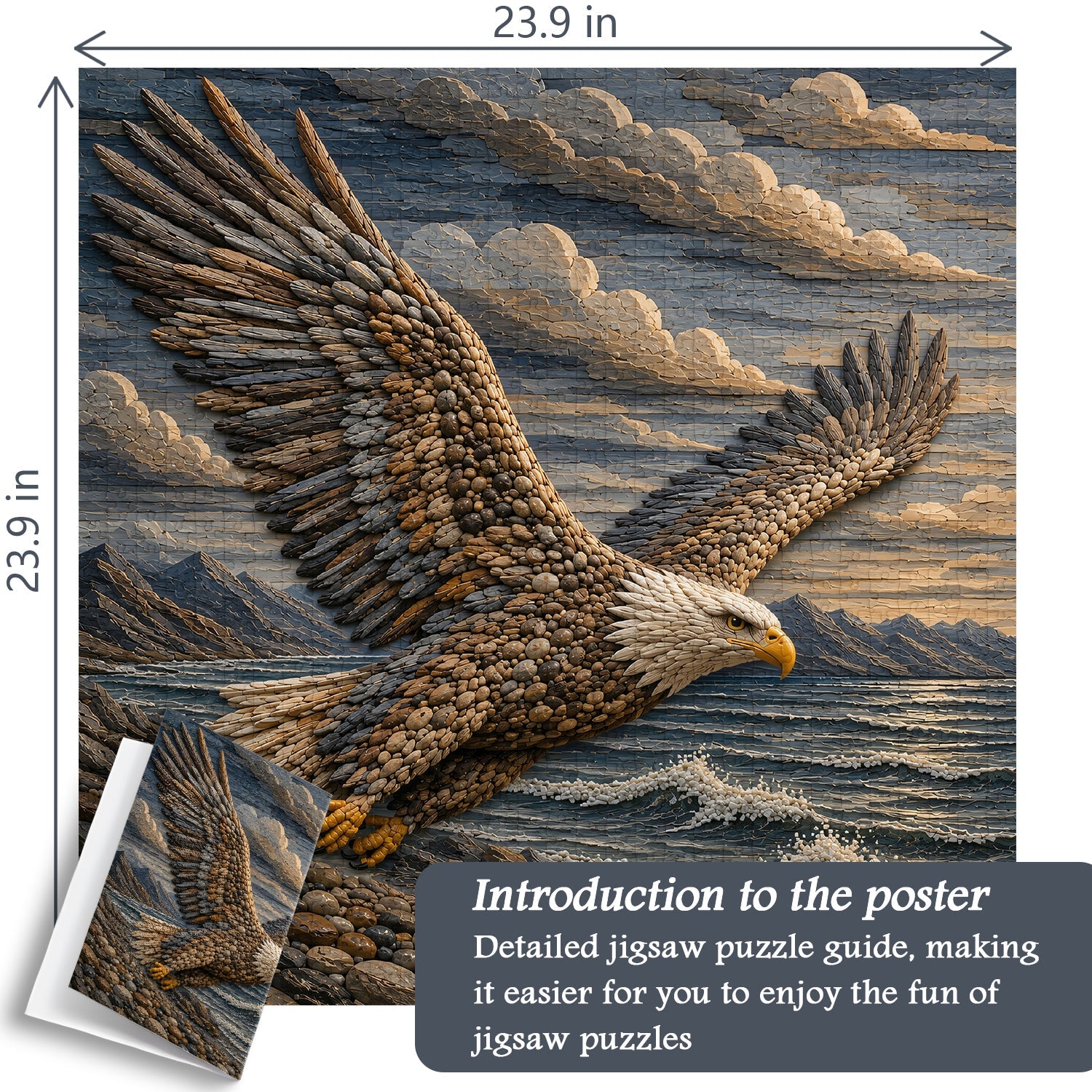 Stone Eagle Jigsaw Puzzle 1000 Pieces