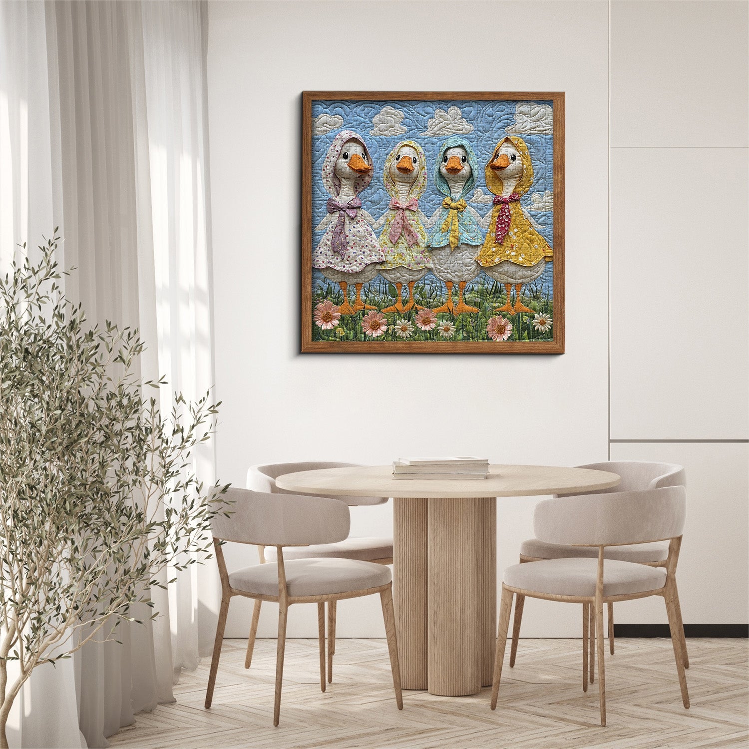 Patchwork Ducks Jigsaw Puzzle 1000 Pieces