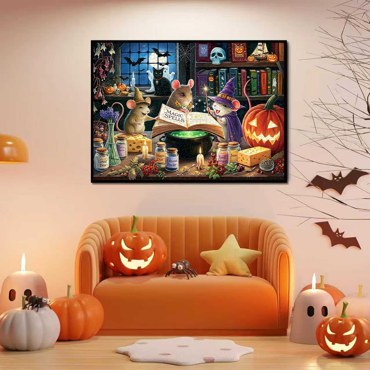 Witch Mice Spell Jigsaw Puzzle 1000 Pieces