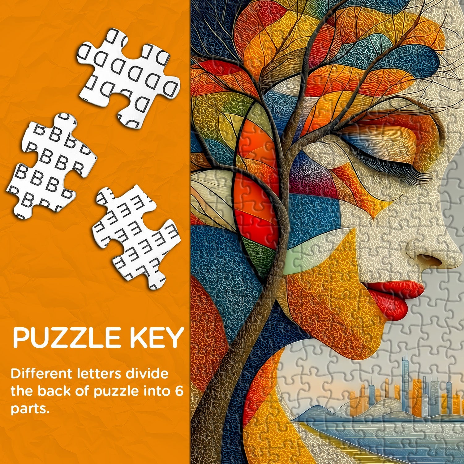 Growing Visage Jigsaw Puzzle 1000 Pieces