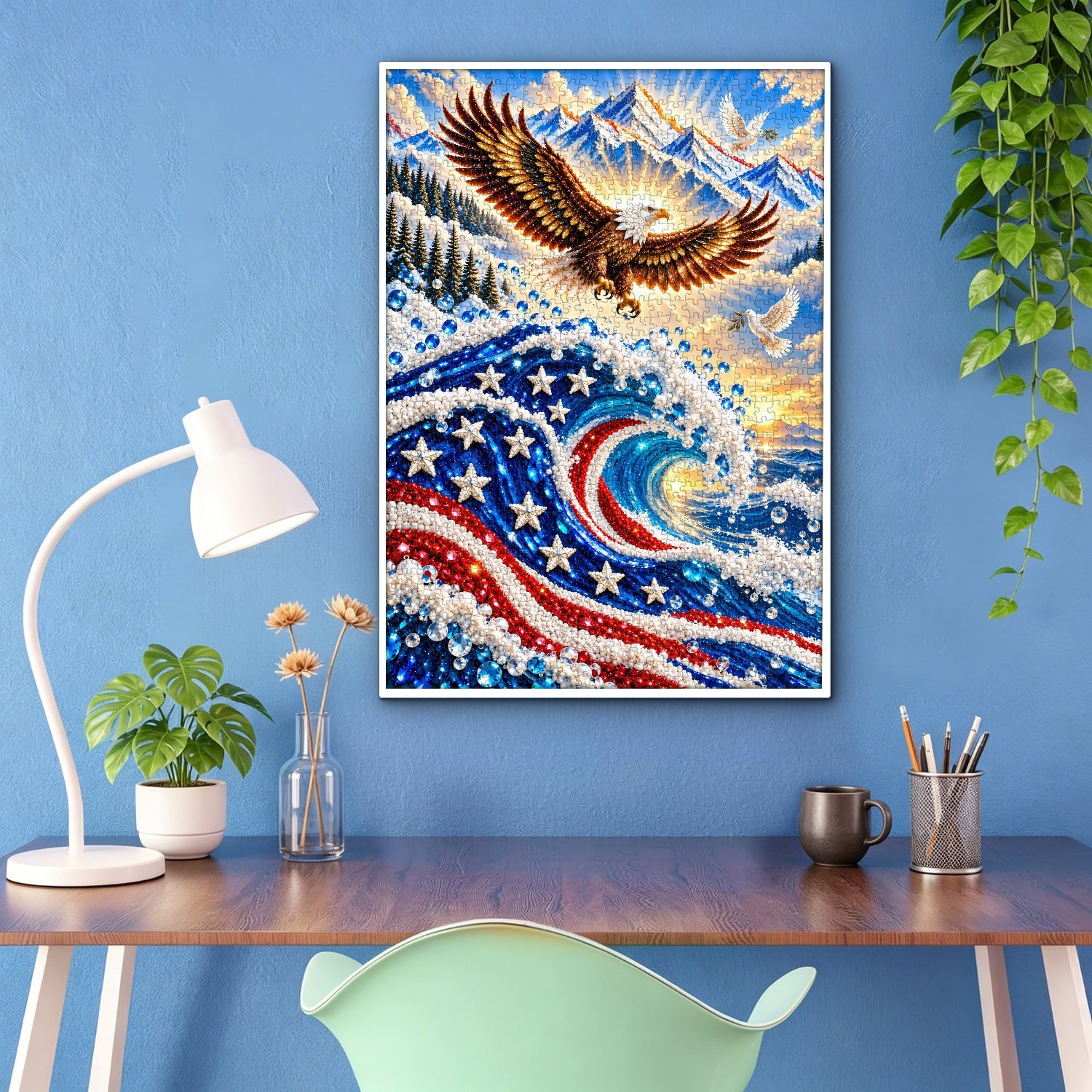 Wave of Freedom ＆ Peace Jigsaw Puzzle 1000 Pieces