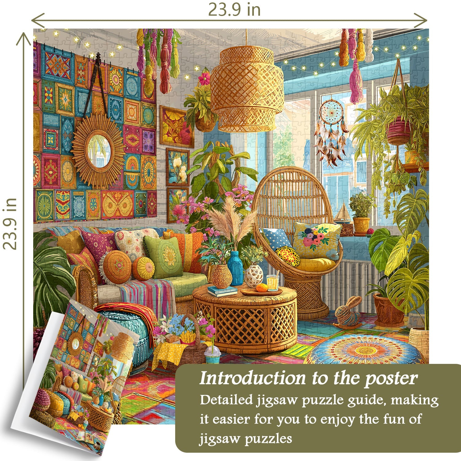 Boho House Jigsaw Puzzle 1000 Pieces